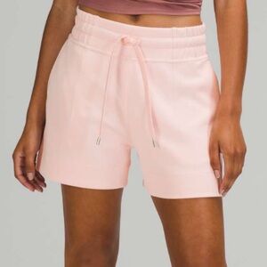 Lululemon Soft Ambitions High Rise Athletic Shorts Softstreme Short Pink Mist 12